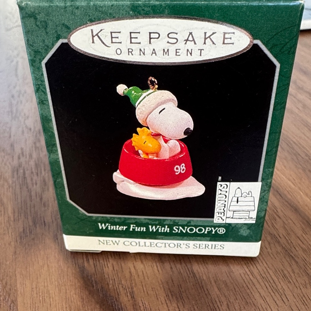 Hallmark Keepsake Ornament with Snoopy and Woodstock